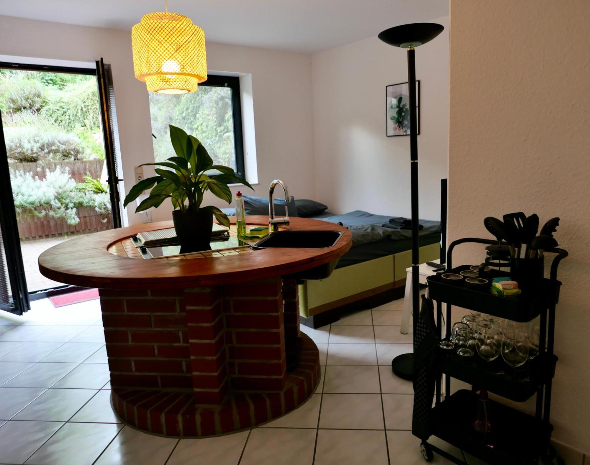 Schoenes Apartment Mit Terrasse Im Steingarten Bad Vilbel Εξωτερικό φωτογραφία